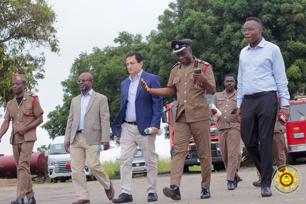 Melcom Ghana Ltd Supports Tema Fire Service with Logistics Donation
