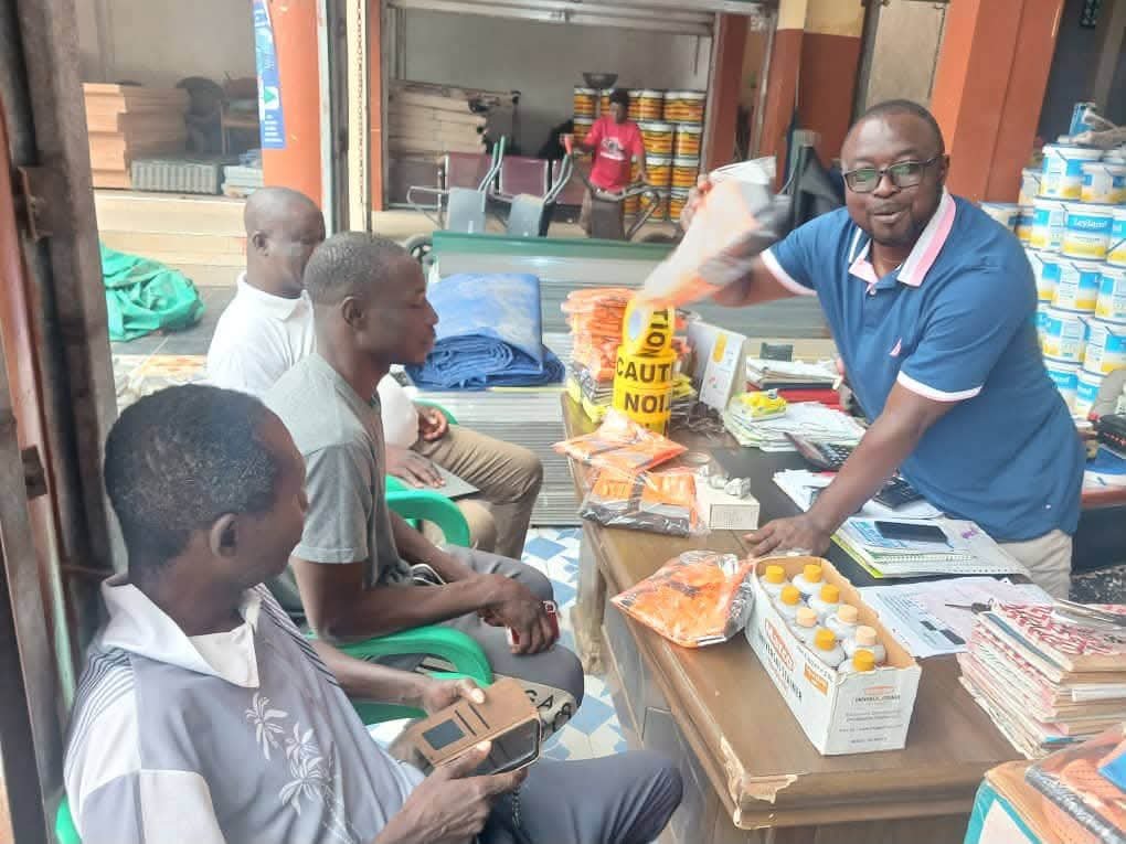 Nana Ampadu Continues to Empower South Tongu Sanitation Drive-Details