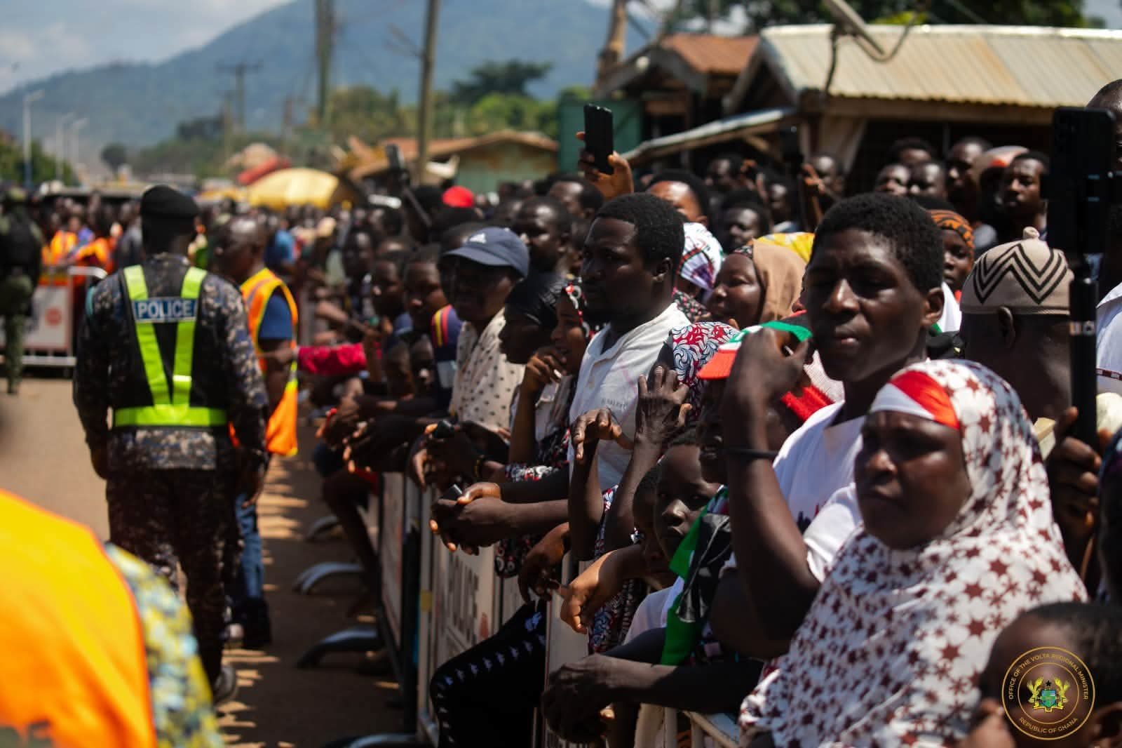 Mahama Visits Flood-Ravaged Hohoe: Donates Relief Items and Pledges Rebuilding Support