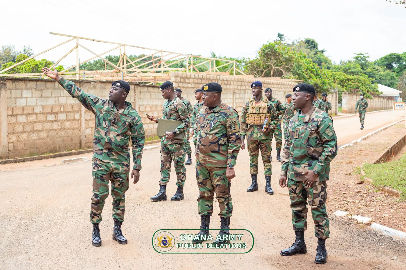 Brigadier General Mark Alo Undertakes Maiden Familiarisation Visit to Sunyani Armour Units