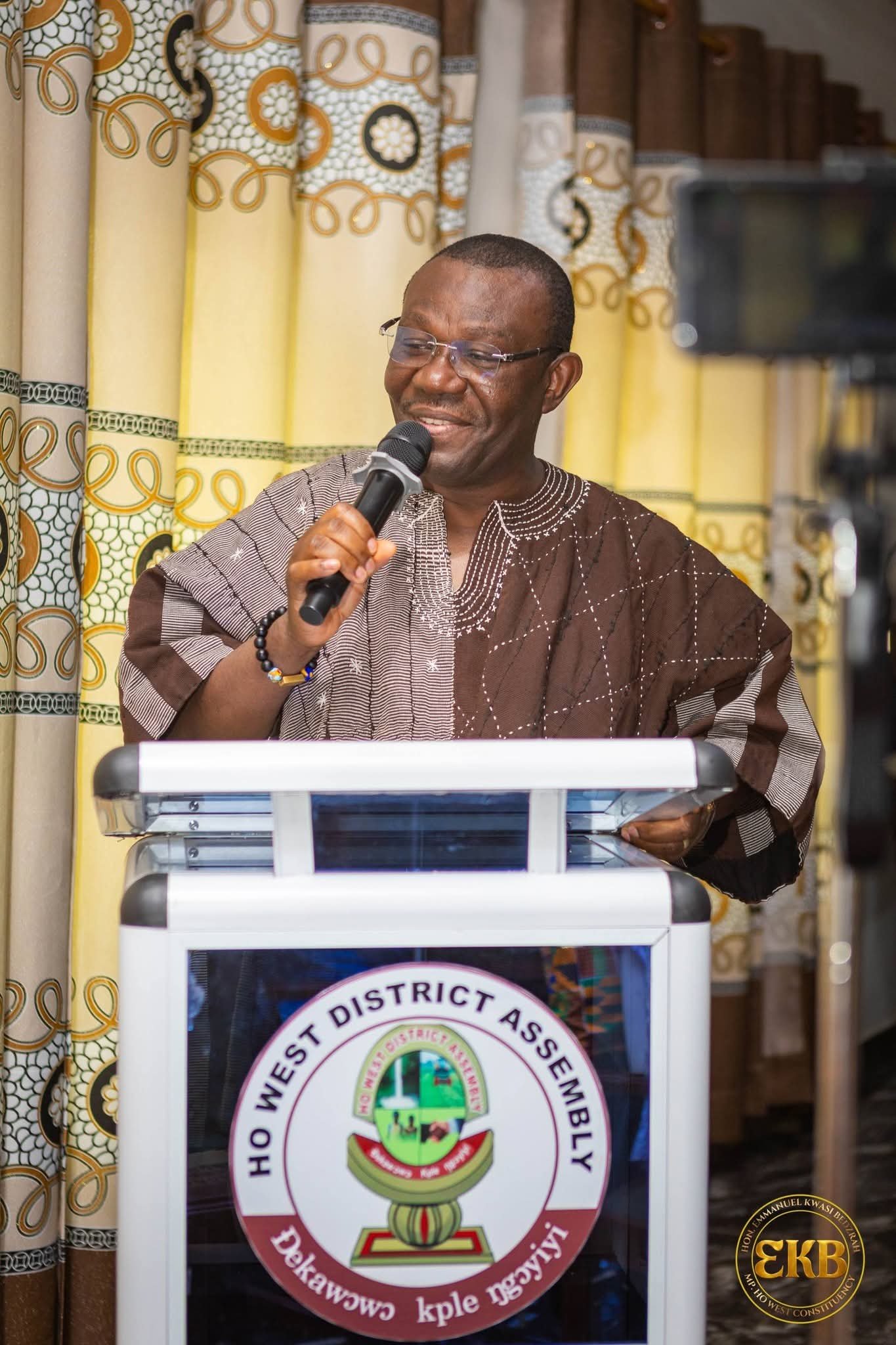 Hon. Bedzrah Donates Supplies and Laptops to Digitalize District Healthcare Delivery