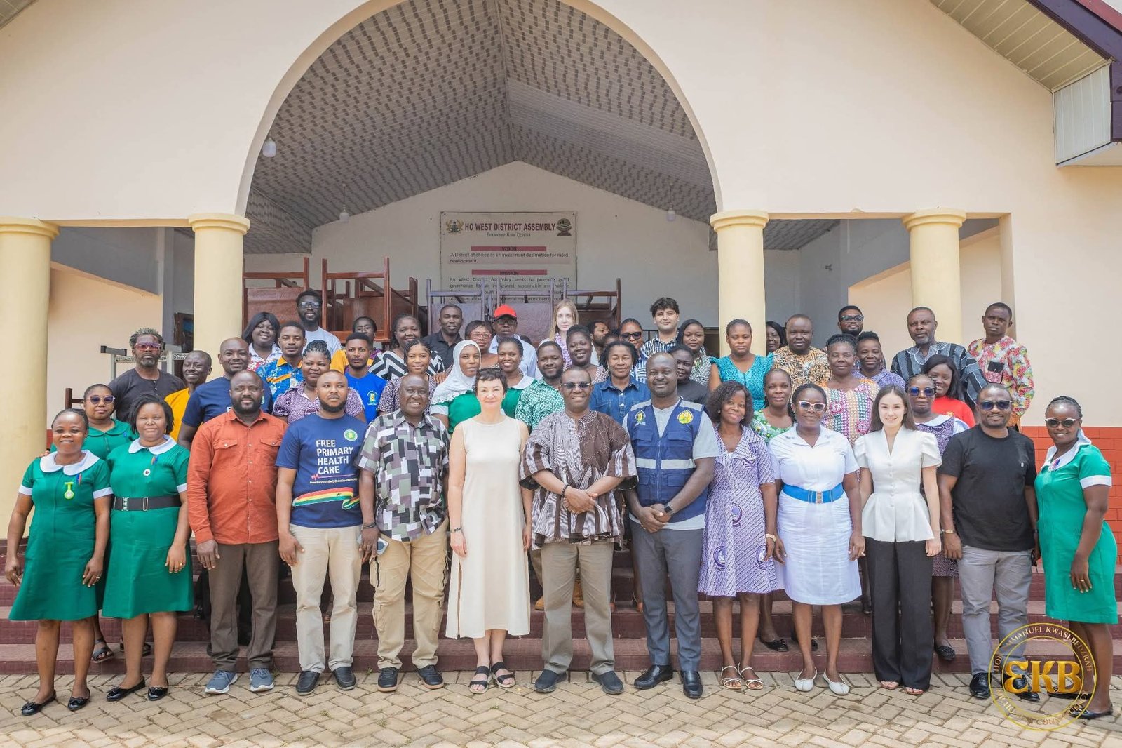 Hon. Bedzrah Donates Supplies and Laptops to Digitalize District Healthcare Delivery