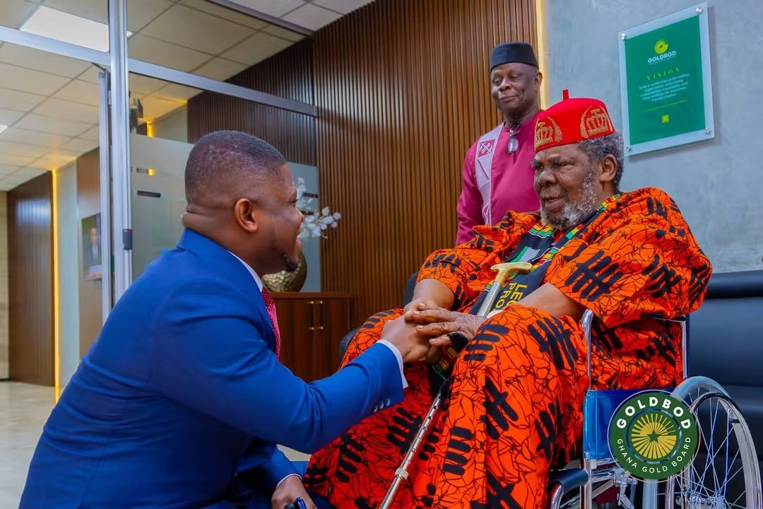 Pete Edochie Visits GoldBod CEO Sammy Gyamfi to Advance African Legacy Project