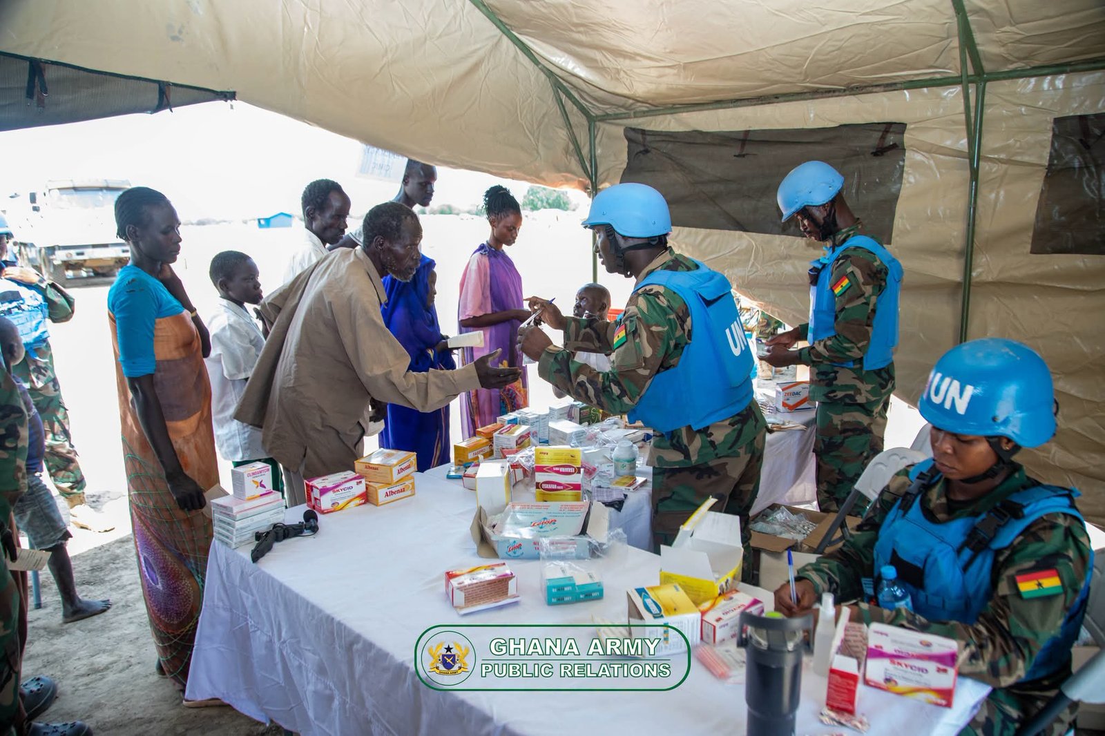 GHANBATT 5 Delivers Free Medical Aid to Banton Communities in Abyei
