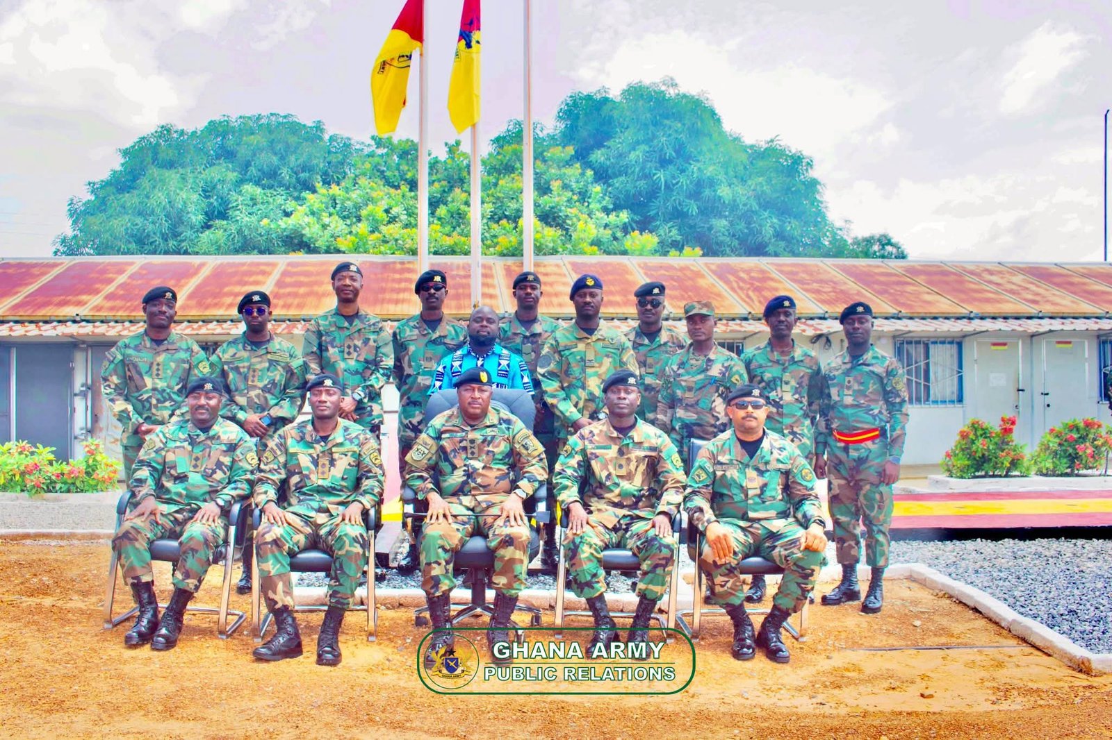 Commander 15 Armoured Brigade Embarks on Maiden Familiarisation Visit to 155 Armoured Regiment