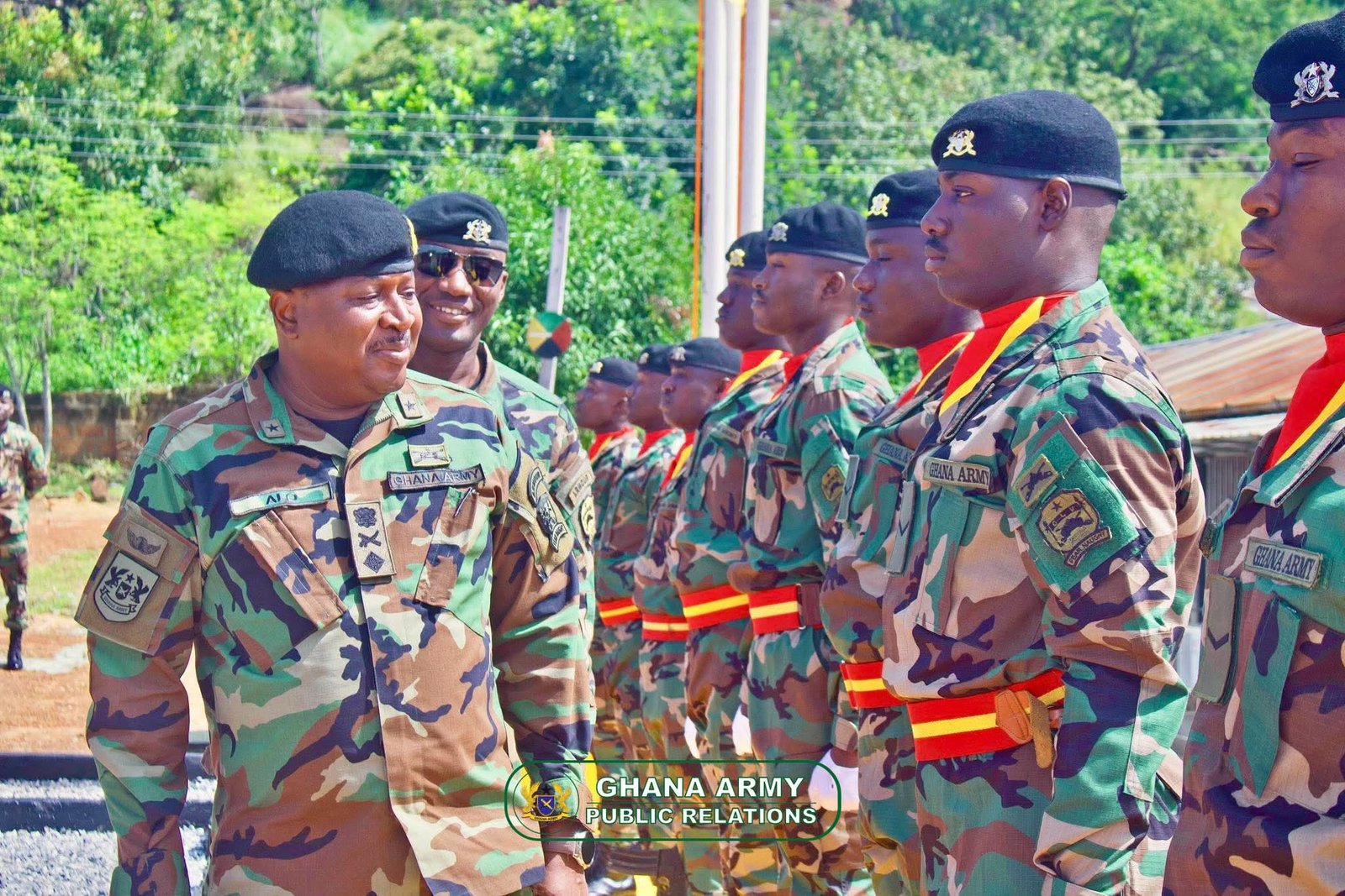 Commander 15 Armoured Brigade Embarks on Maiden Familiarisation Visit to 155 Armoured Regiment