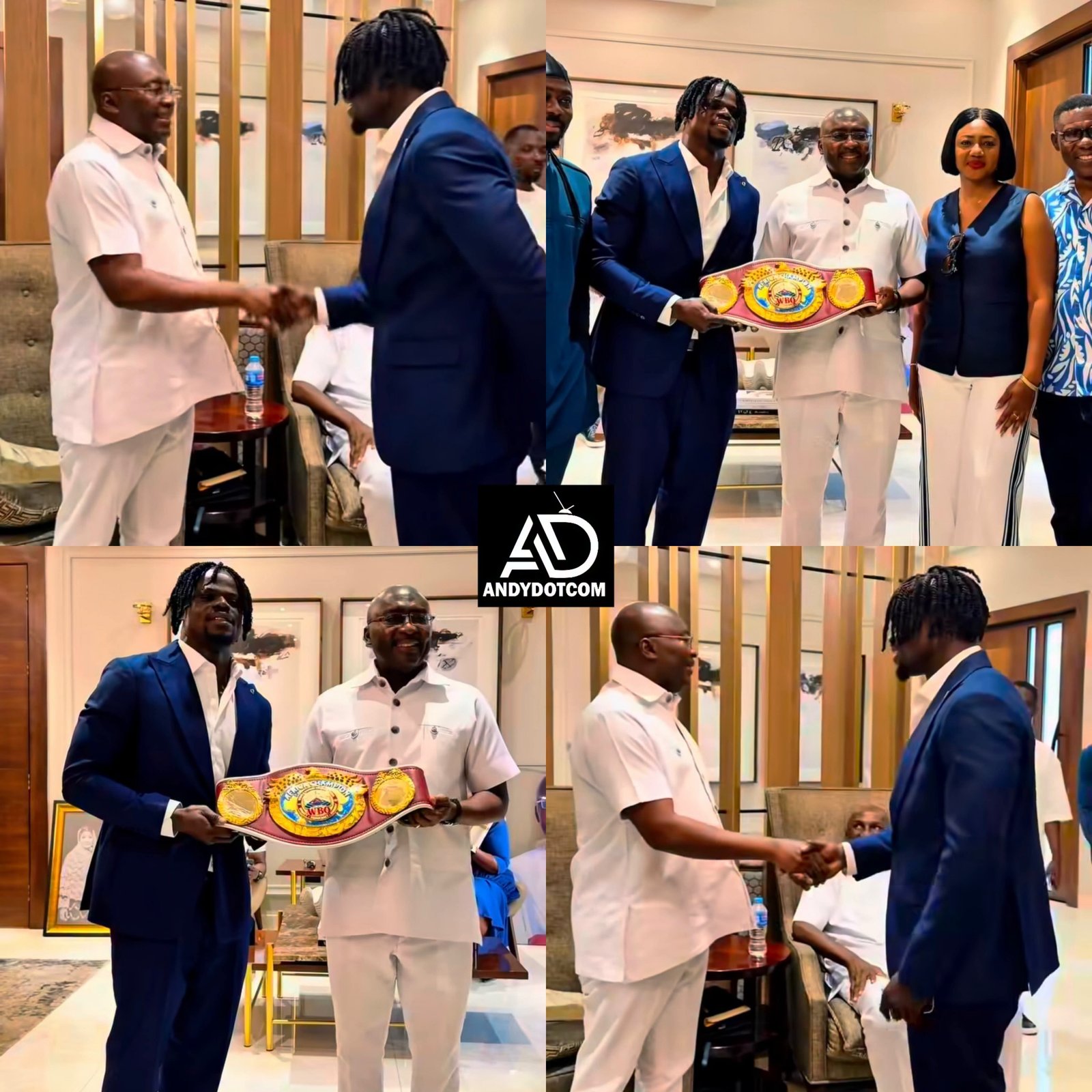 Freezy Macbones Celebrates Birthday Victory with Dr. Mahamudu Bawumia