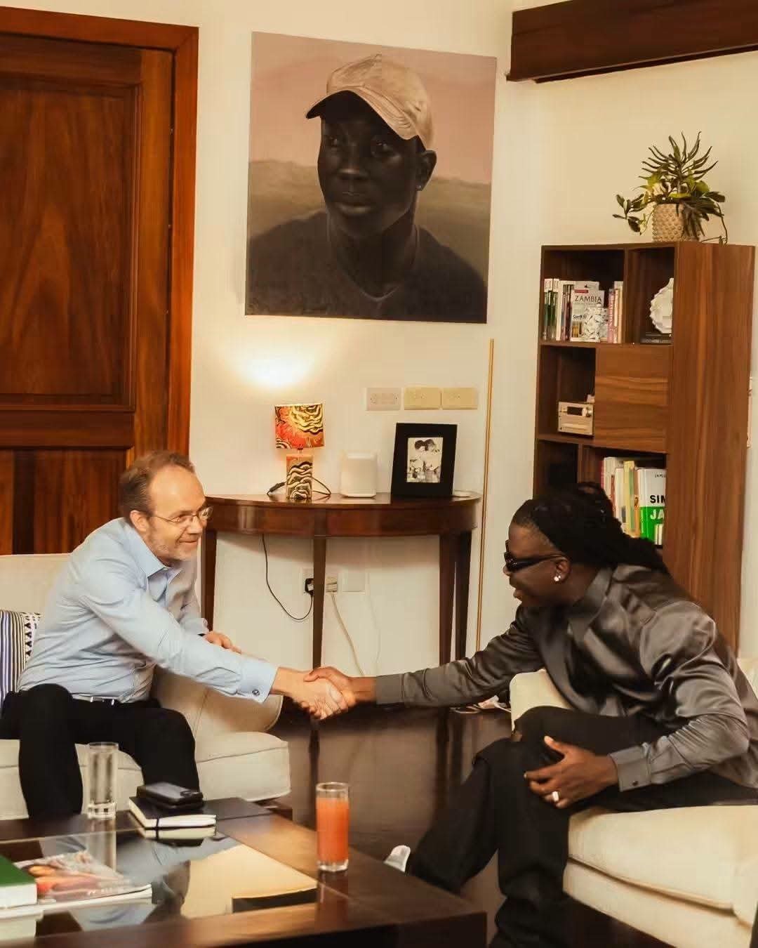 Stonebwoy Visits UK High Commissioner Following Historic BHIM Festival London Success