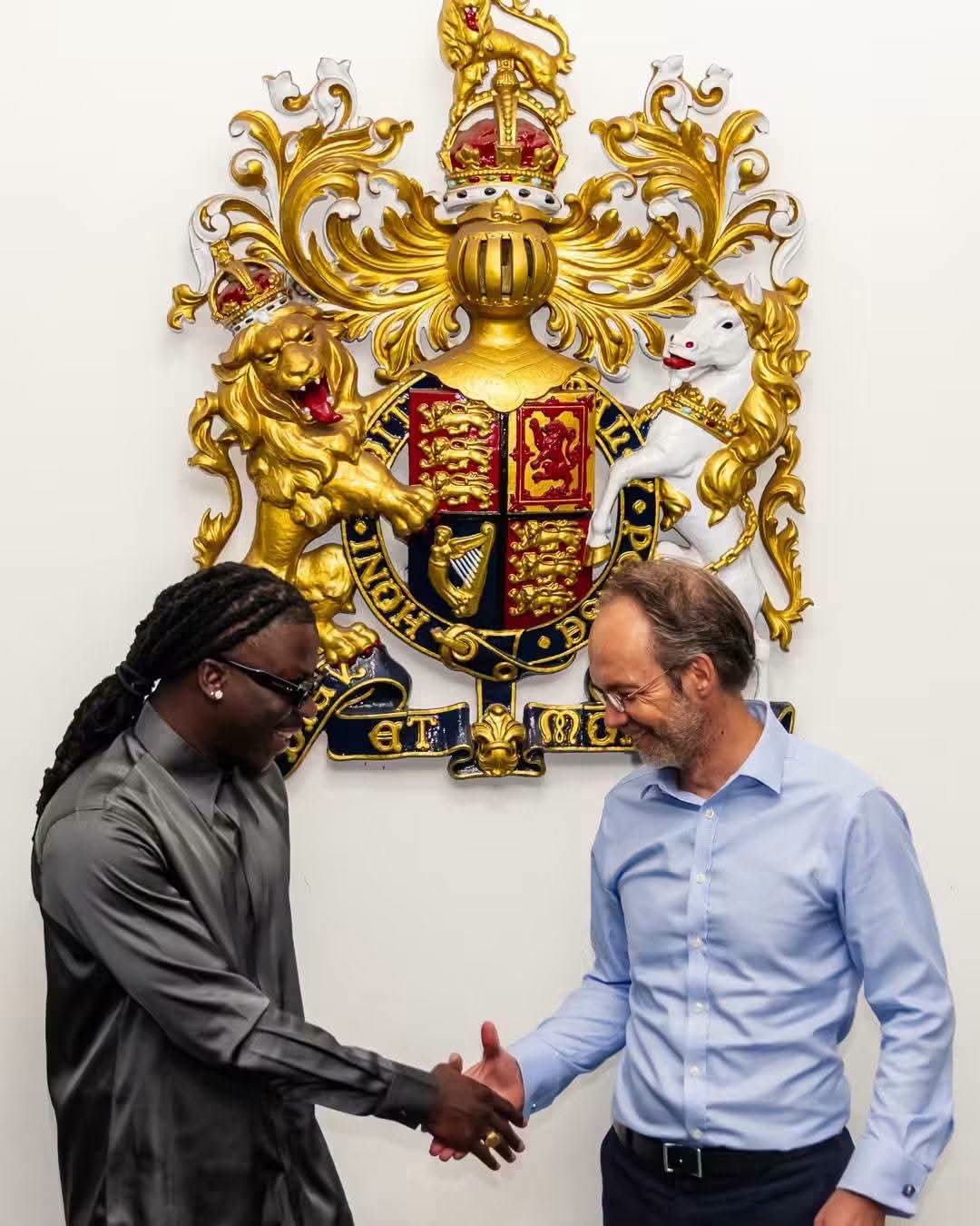 Stonebwoy Visits UK High Commissioner Following Historic BHIM Festival London Success