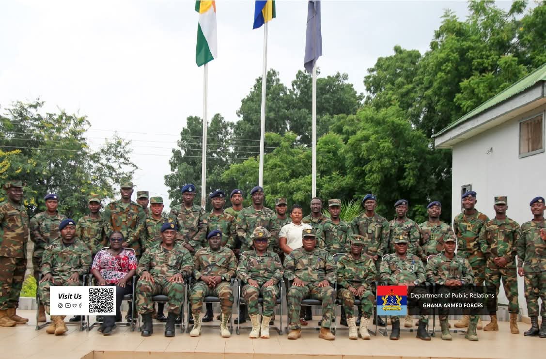 Major General Evelyn-Vivian Abraham-Kwabiah Inspects 11 Mechanised Battalion Healthcare Facilities