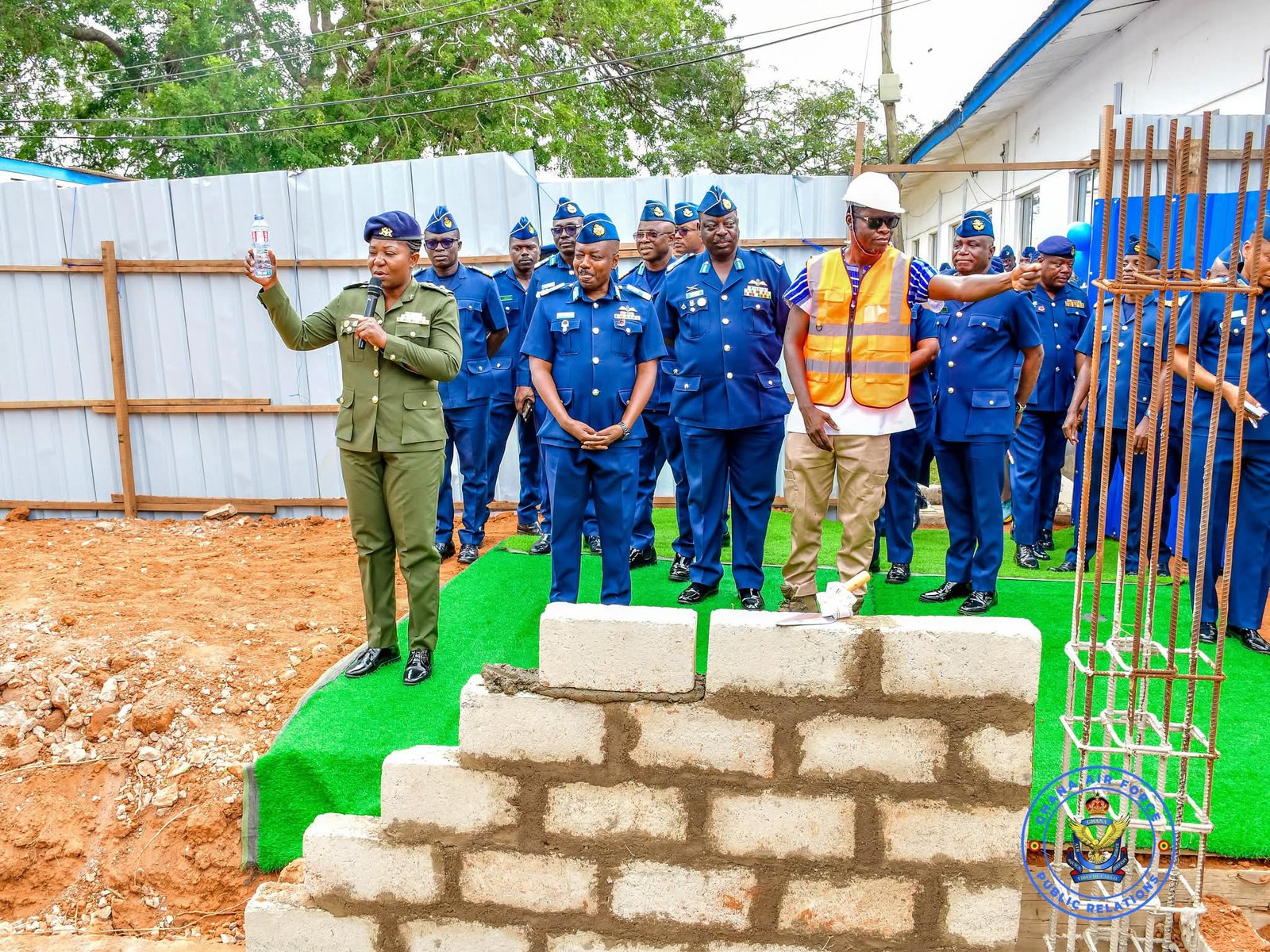 Ghana Air Force Grounds Breakdown for New 3-Storey Aviation College Lecture Hall
