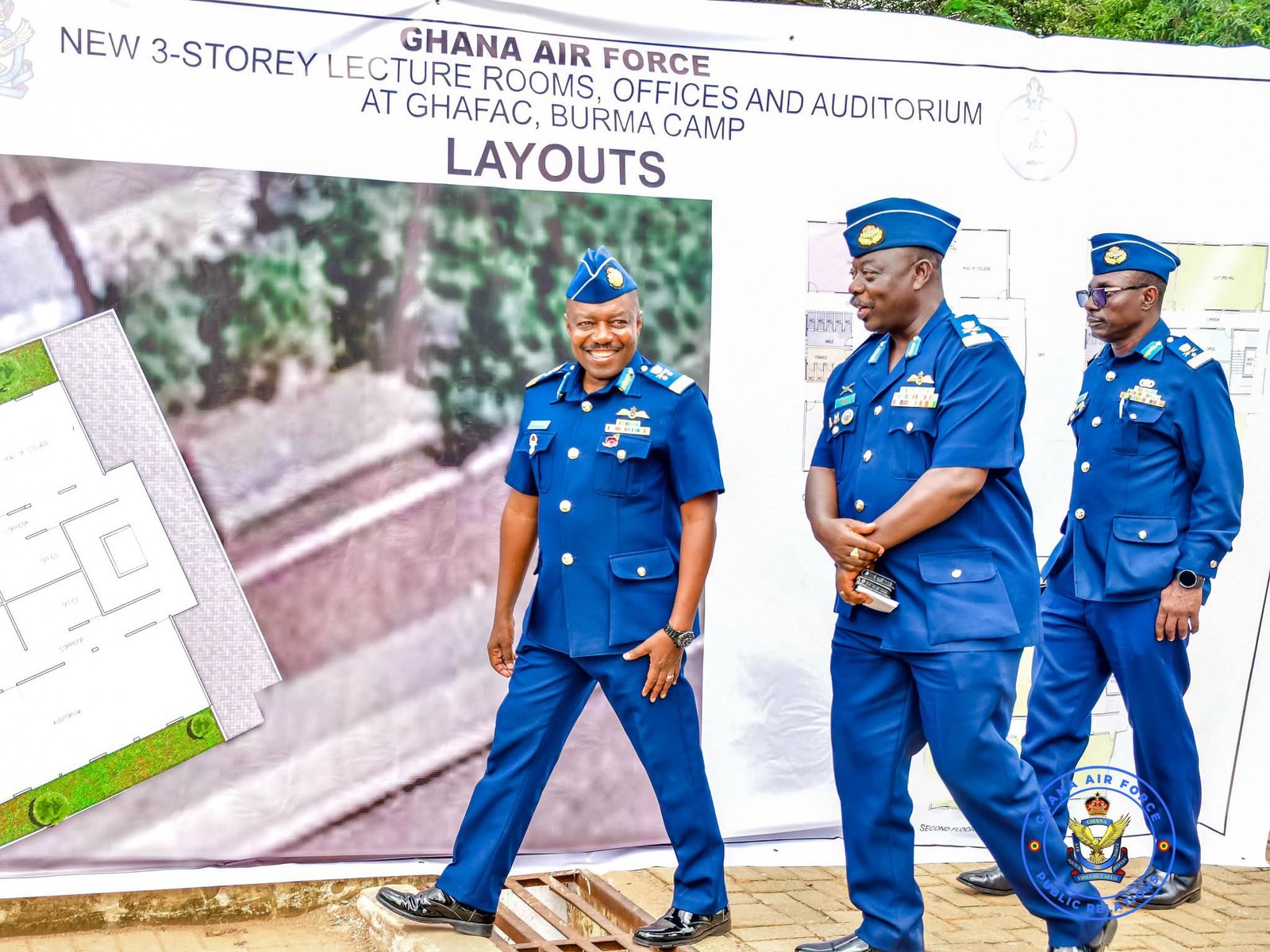 Ghana Air Force Grounds Breakdown for New 3-Storey Aviation College Lecture Hall