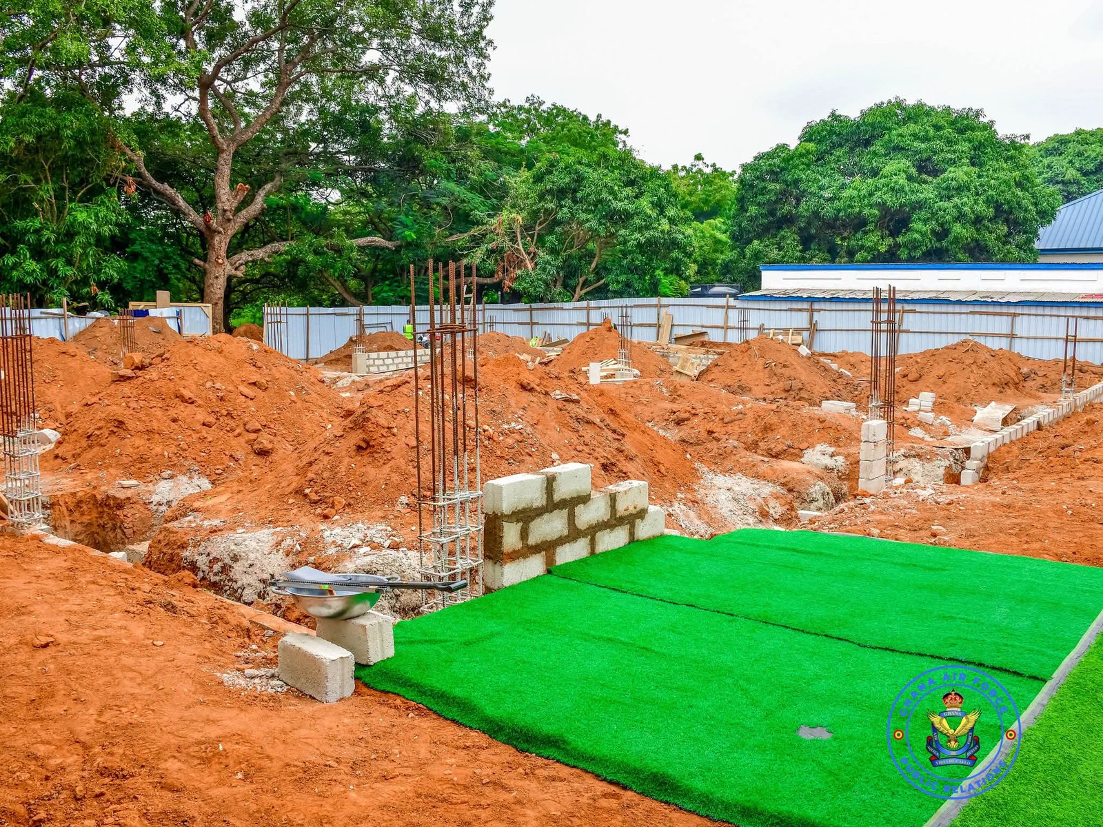 Ghana Air Force Grounds Breakdown for New 3-Storey Aviation College Lecture Hall