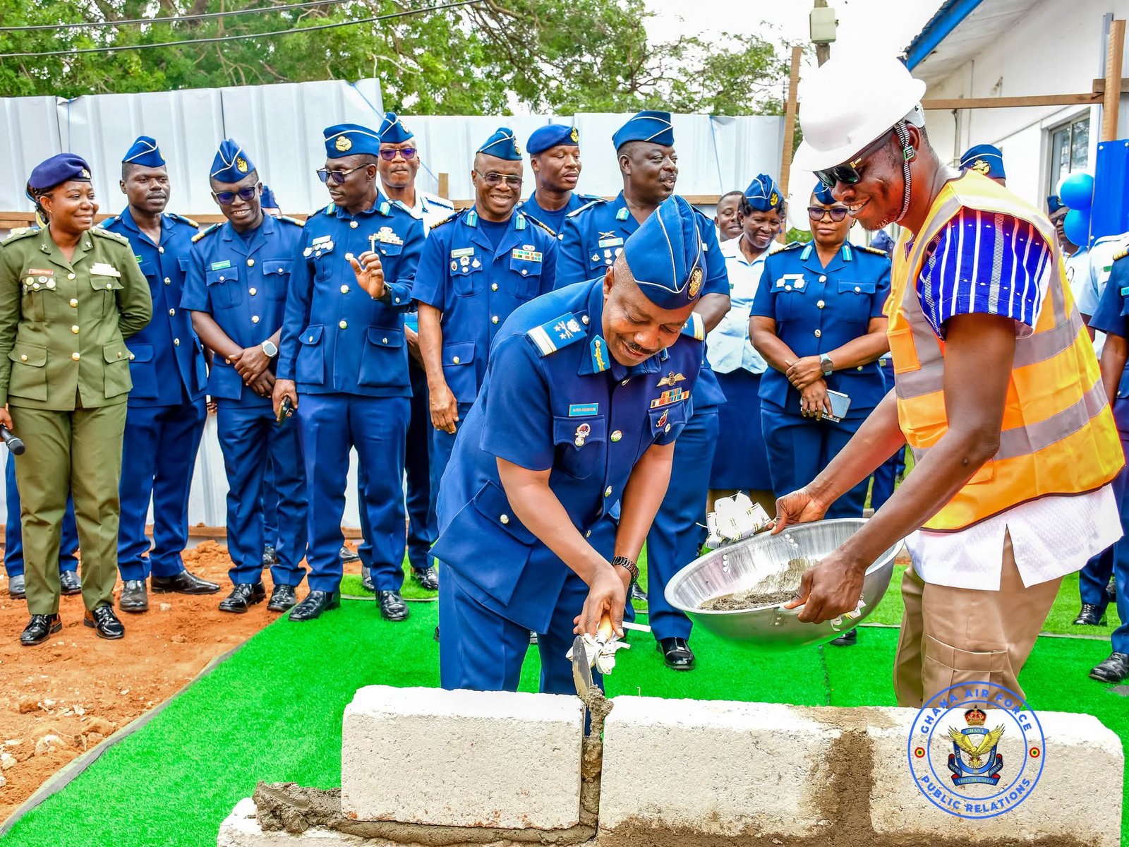 Ghana Air Force Grounds Breakdown for New 3-Storey Aviation College Lecture Hall