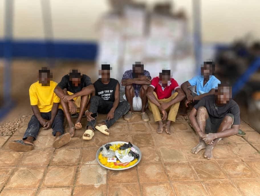 RED MARIA Anti-Crime Raid: 12 Arrest, Weapons and Narcotics Seized in Tamale
