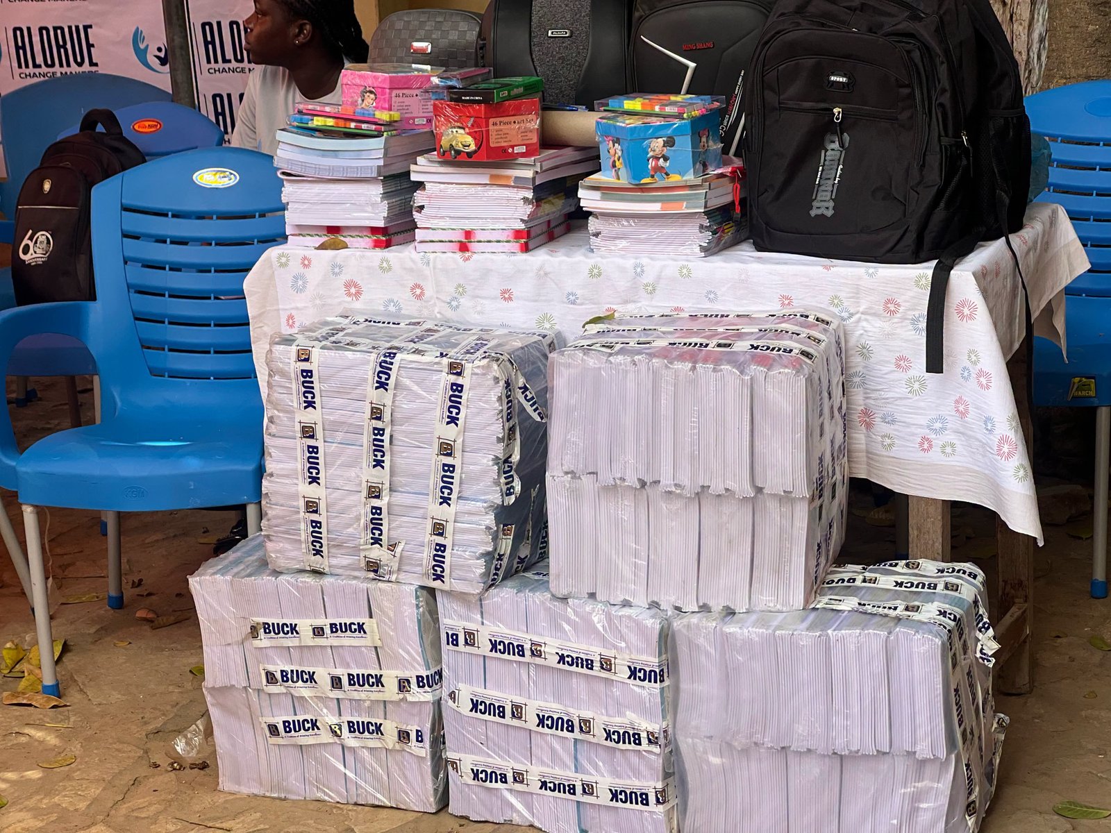 Alorve Change Makers Support Mepe Students with Scholarships and School Supplies