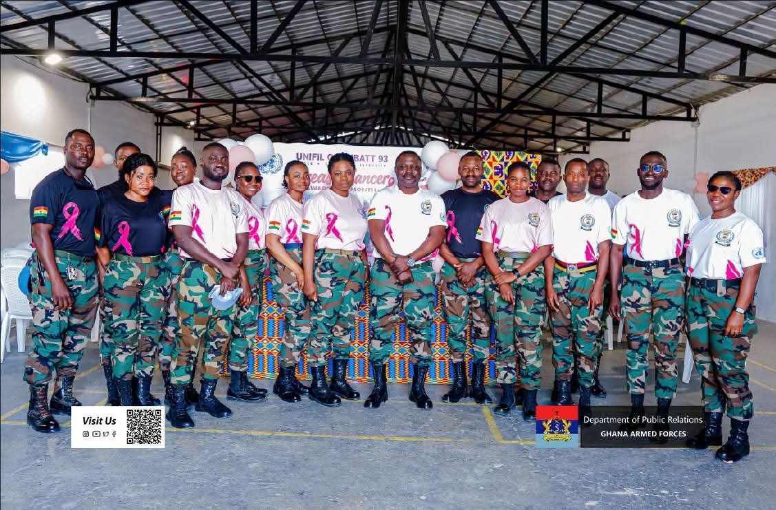 UNIFIL GHANBATT 93 Hosts Breast Cancer Awareness Campaign in Al Qawzah