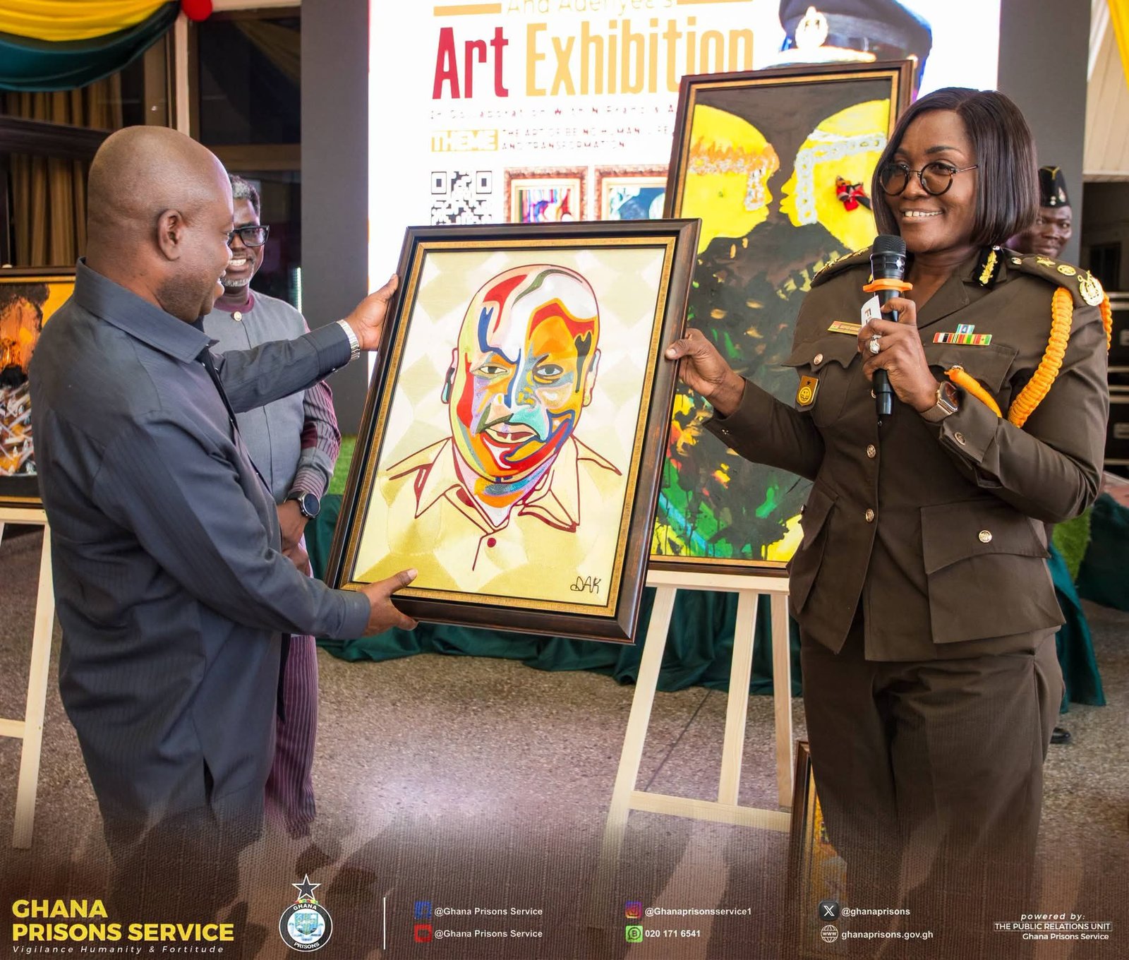 Ghana Prisons Service Hosts Maiden Art Exhibition to Reframe Inmate Rehabilitation