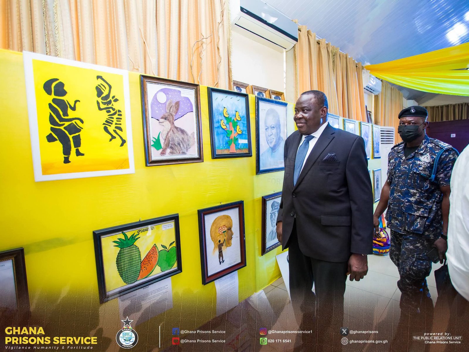 Ghana Prisons Service Hosts Maiden Art Exhibition to Reframe Inmate Rehabilitation