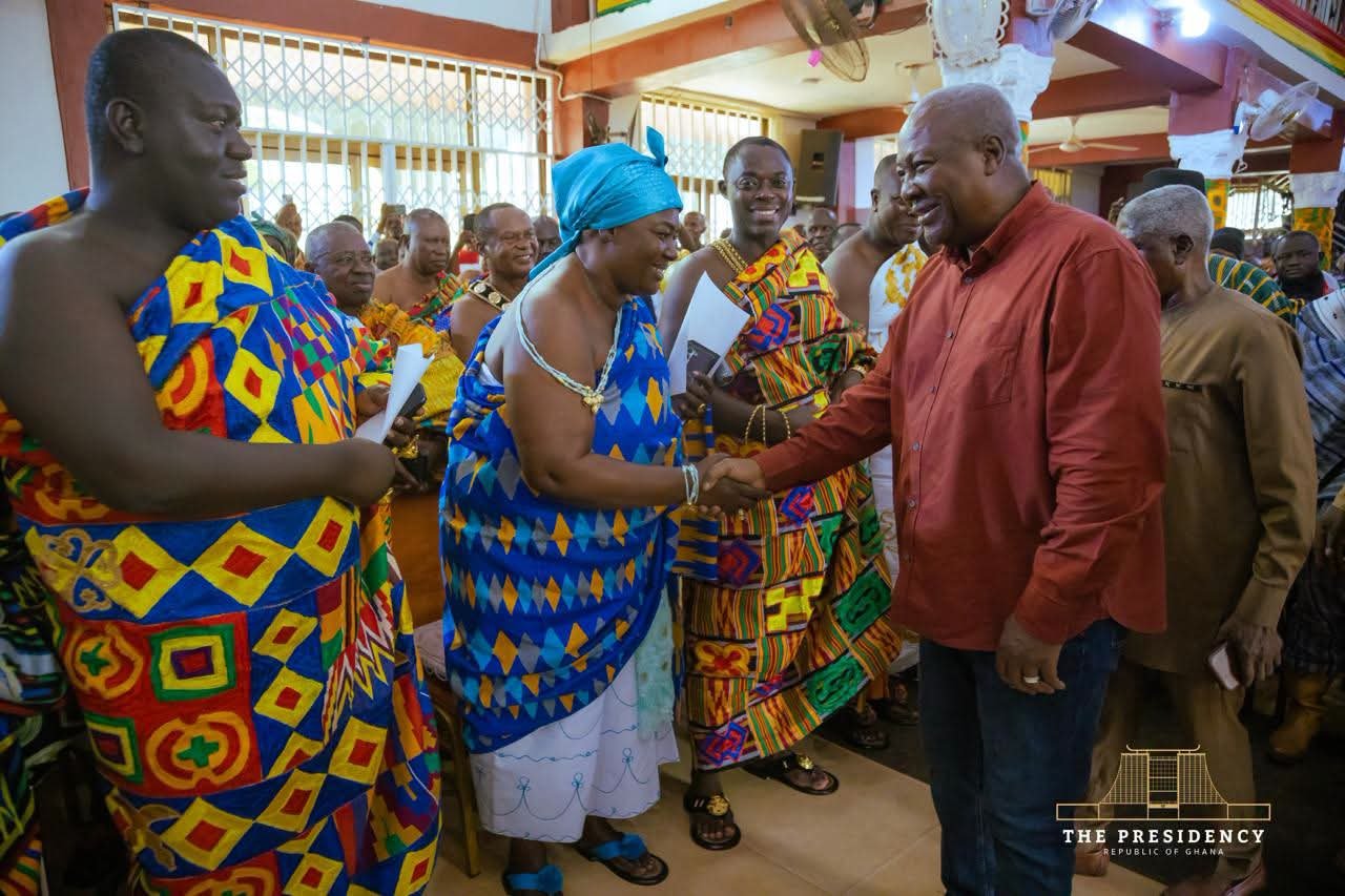 Mahama Reaffirms Commitment to Equitable Growth: Pledges Key Infrastructure Boost for Ahafo Region