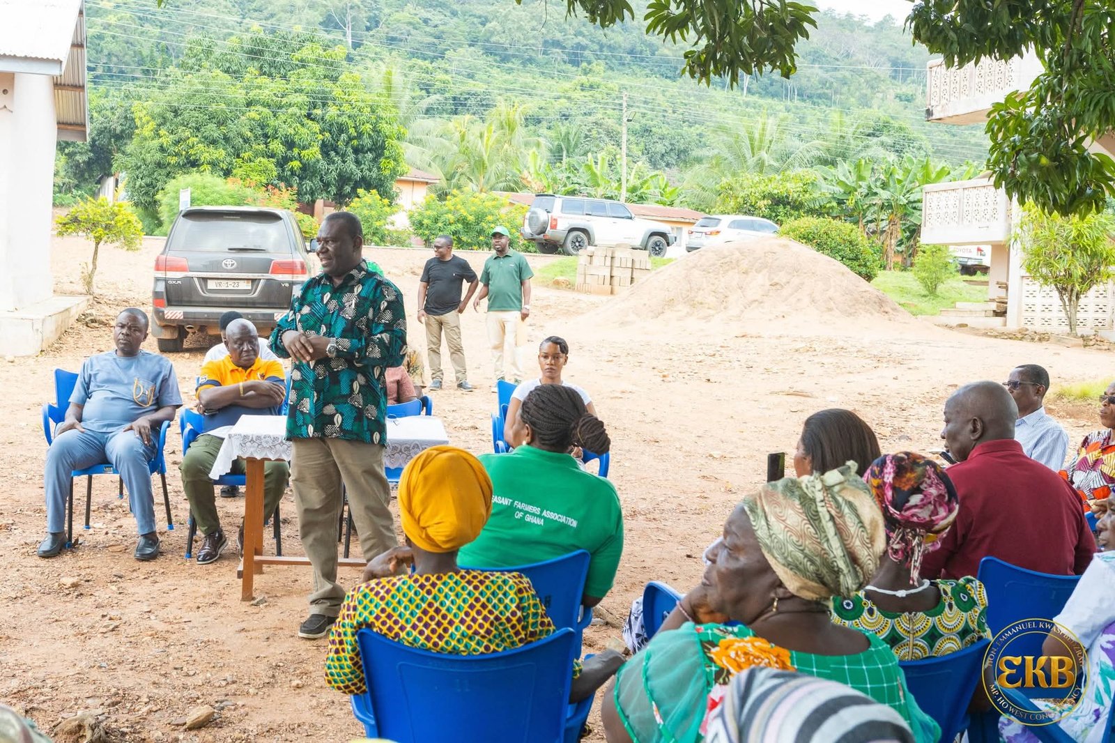 Hon. Emmanuel Kwasi Bedzrah Begins Constituency Engagement with Fertilizer Distribution