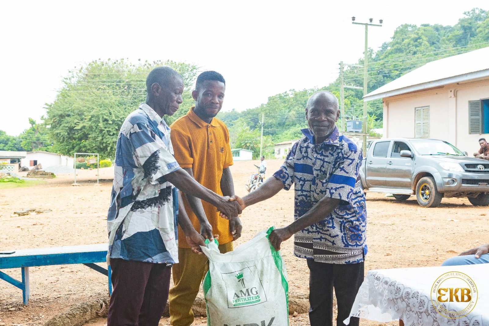 Hon. Emmanuel Kwasi Bedzrah Begins Constituency Engagement with Fertilizer Distribution