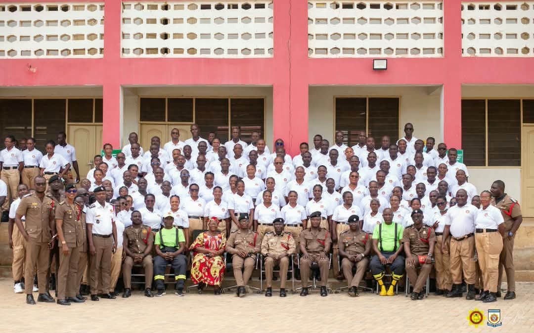 GNFS College Sensitises Officers on Digital Fire Safety System in Kyebi