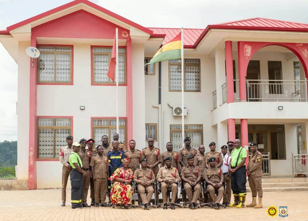 GNFS College Sensitises Officers on Digital Fire Safety System in Kyebi