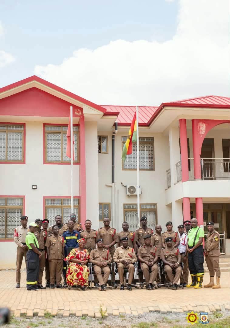 GNFS College Sensitises Officers on Digital Fire Safety System in Kyebi