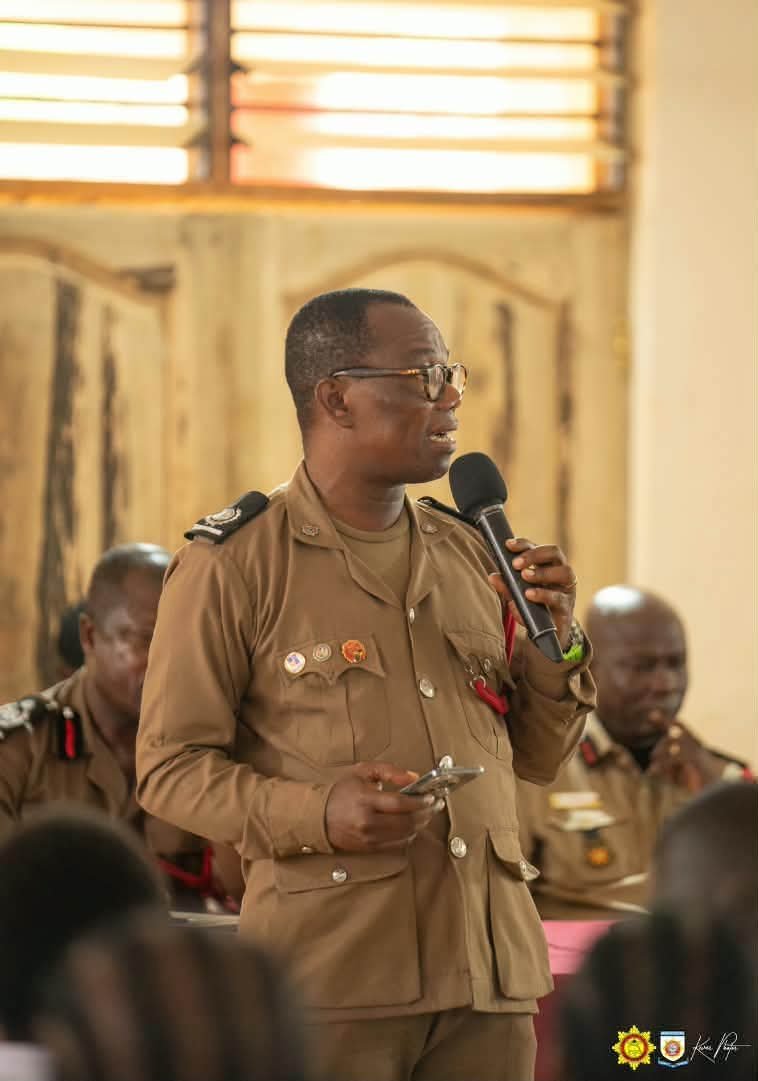 GNFS College Sensitises Officers on Digital Fire Safety System in Kyebi