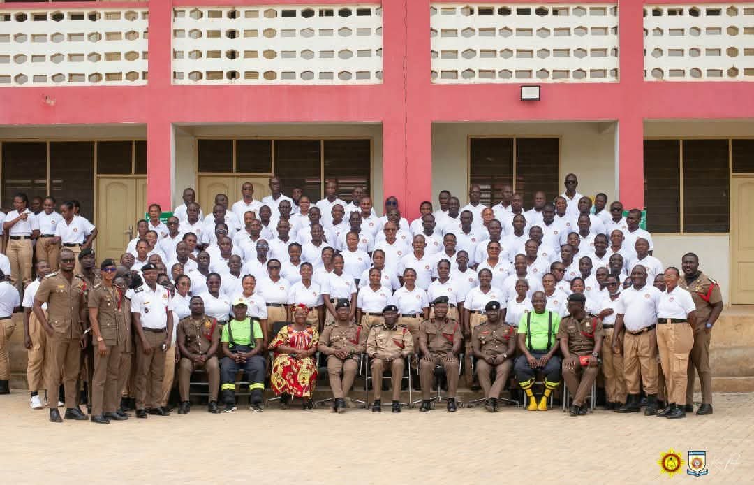 GNFS College Sensitises Officers on Digital Fire Safety System in Kyebi