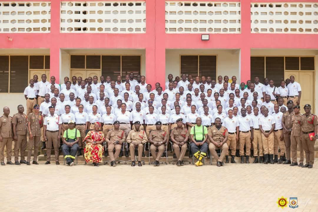 GNFS College Sensitises Officers on Digital Fire Safety System in Kyebi