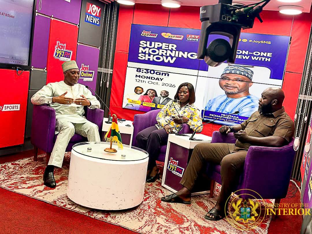 "Ghana is Safe and Secure" - Interior Minister Muntaka Mubarak Assures Public