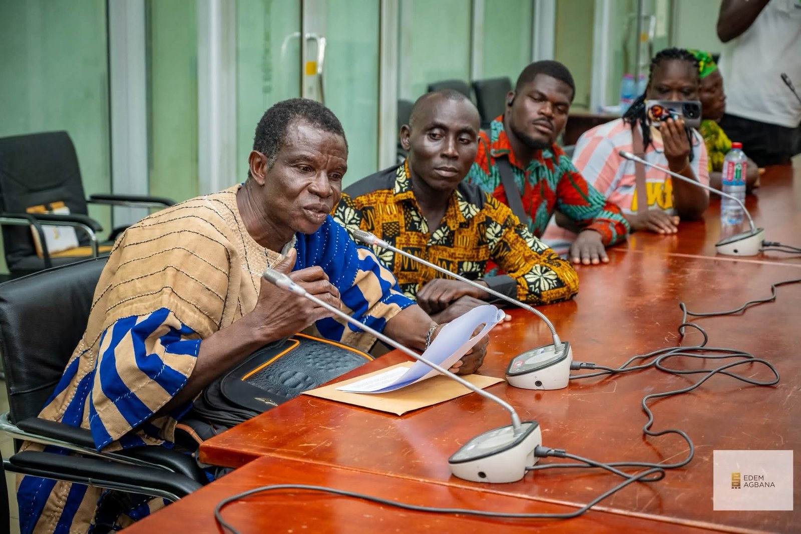 Hon. Edem Agbana Leads High Level Delegation to Ministry of Agriculture to Address the Weta Irrigation Scheme