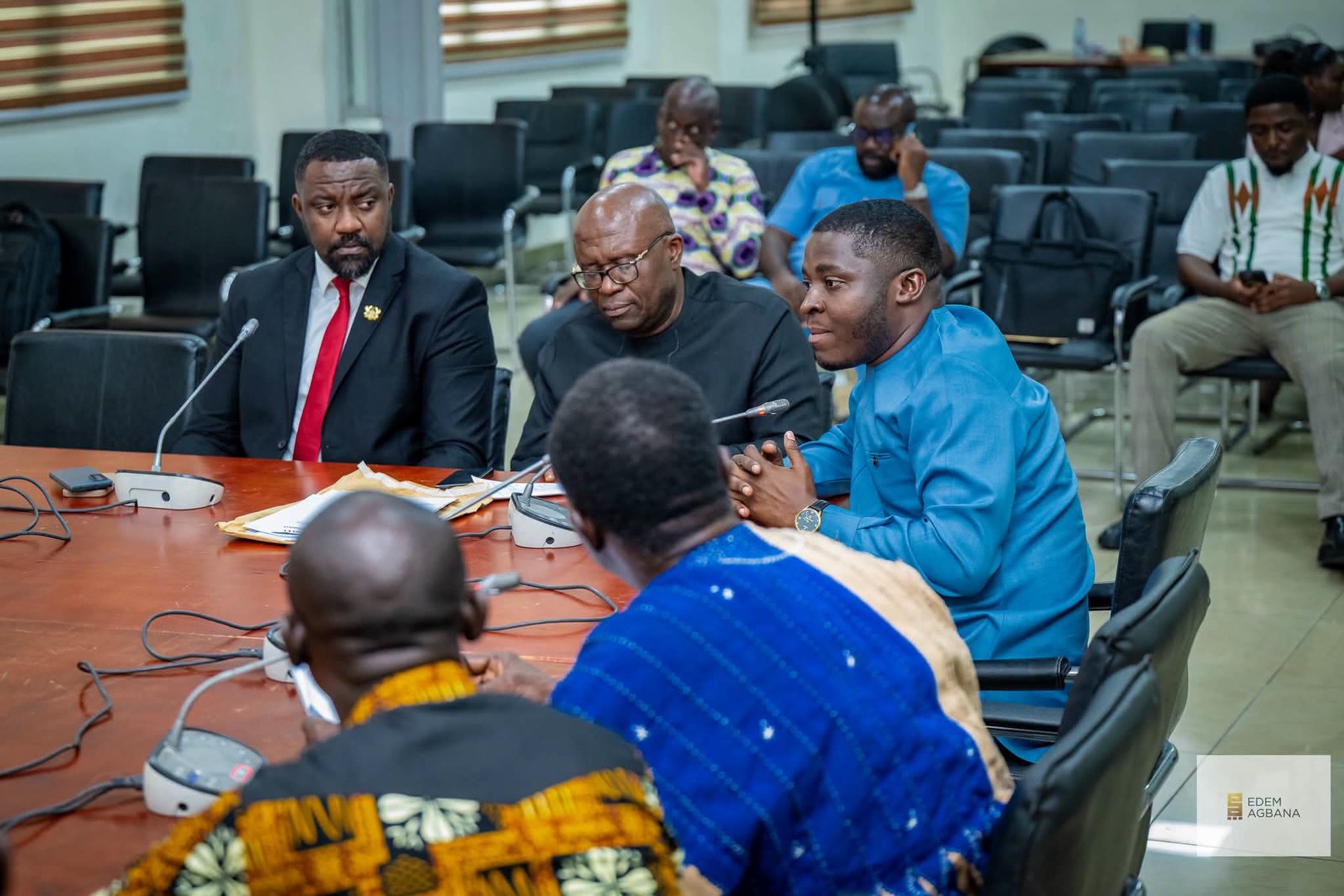 Hon. Edem Agbana Leads High Level Delegation to Ministry of Agriculture to Address the Weta Irrigation Scheme