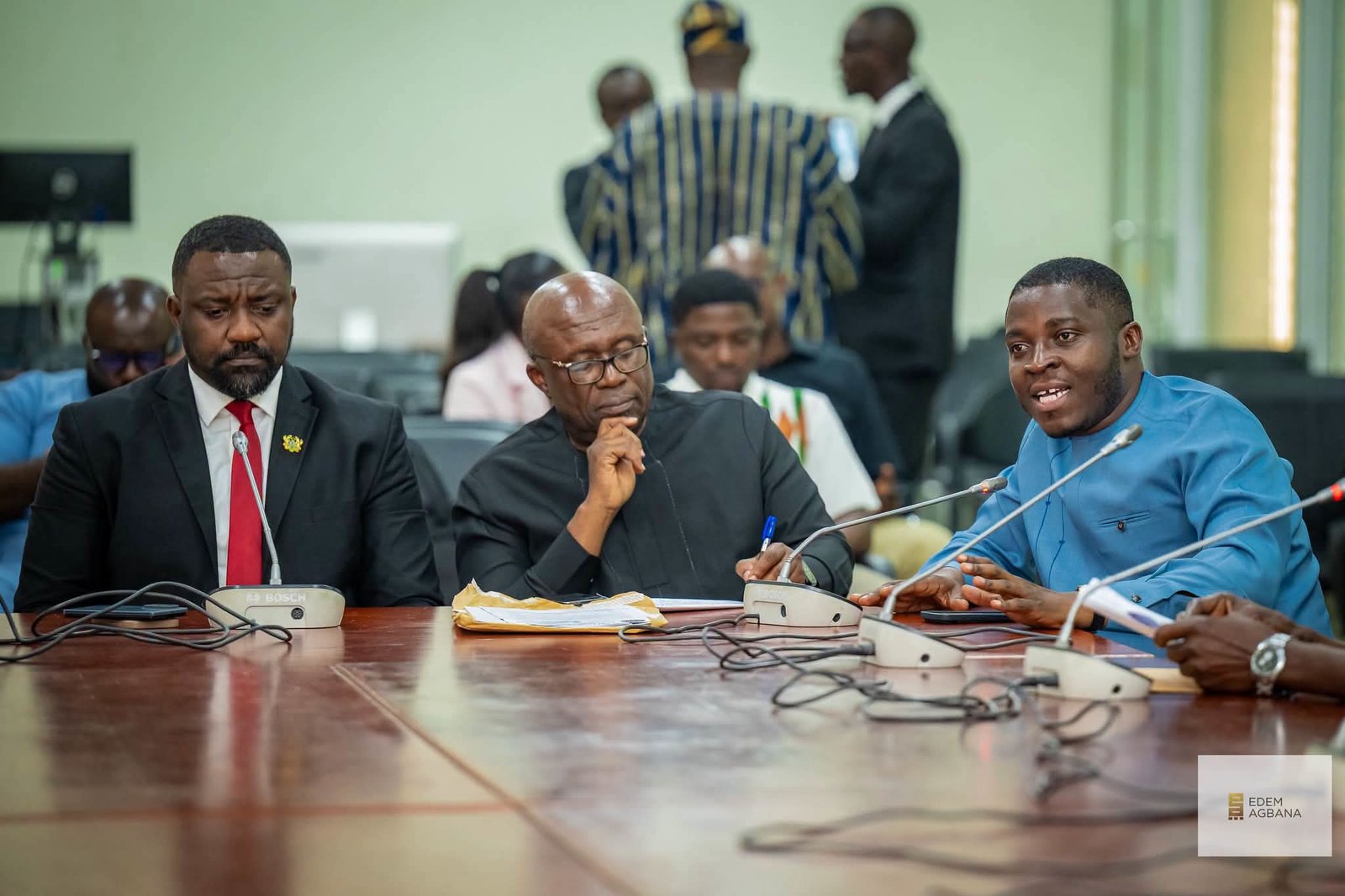 Hon. Edem Agbana Leads High Level Delegation to Ministry of Agriculture to Address the Weta Irrigation Scheme