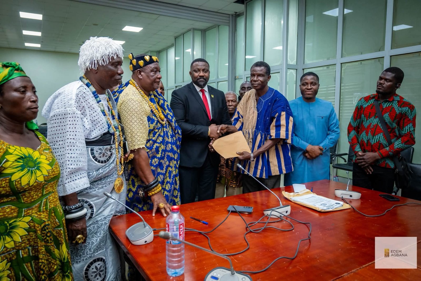 Hon. Edem Agbana Leads High Level Delegation to Ministry of Agriculture to Address the Weta Irrigation Scheme