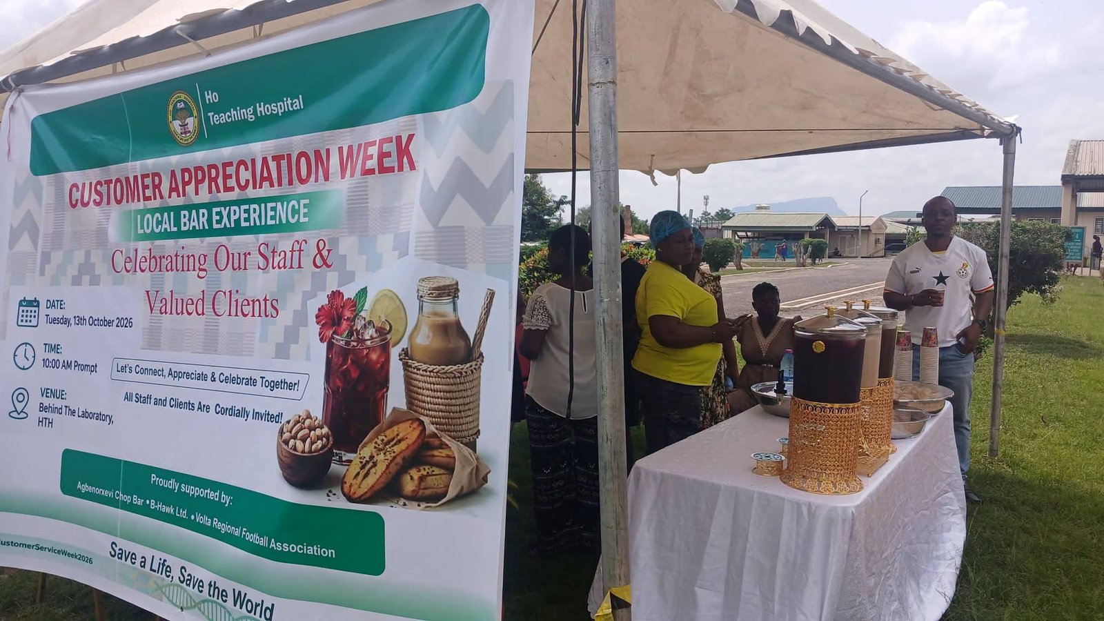 Ho Teaching Hospital Delights Clients and Staff with Innovative "Local Bar" Experience