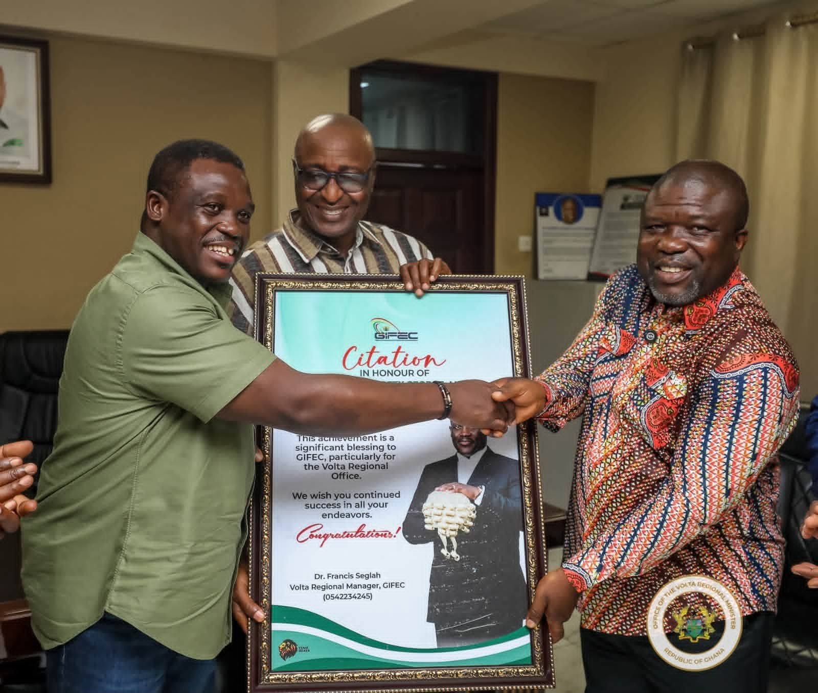 Volta Regional Minister Hosts Communications Minister Sam George to Bolster Network and Telephony Connectivity