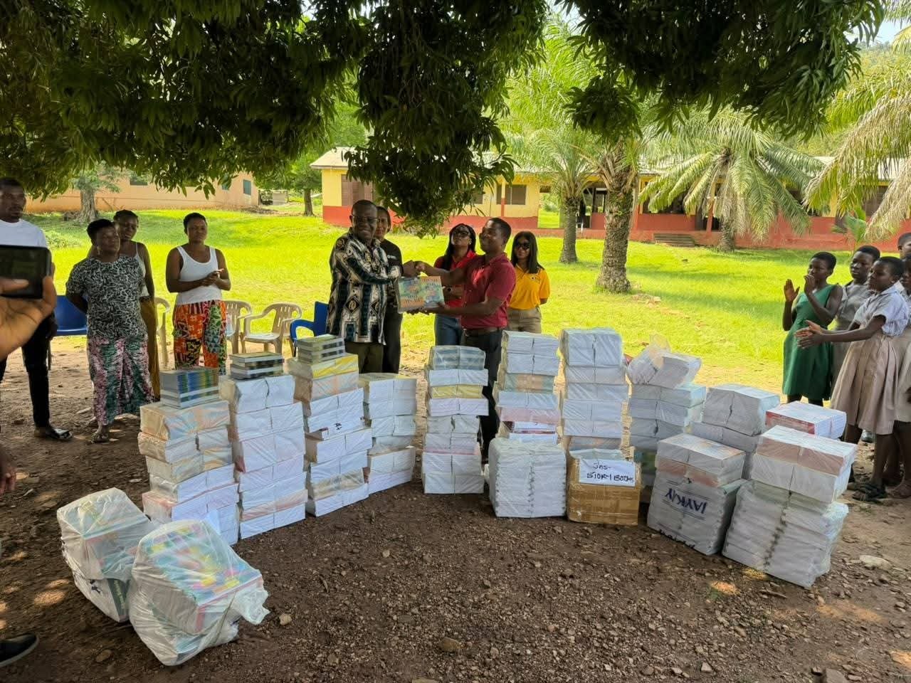 Hon. Bedzrah Partners with GETFund to Donate Essential Learning Materials Across Ho West
