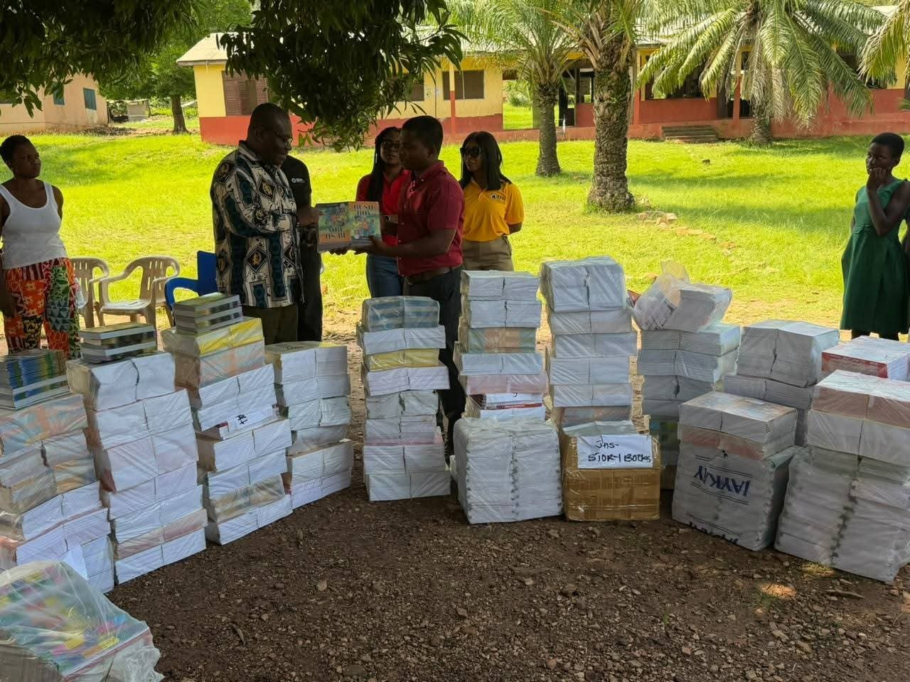 Hon. Bedzrah Partners with GETFund to Donate Essential Learning Materials Across Ho West