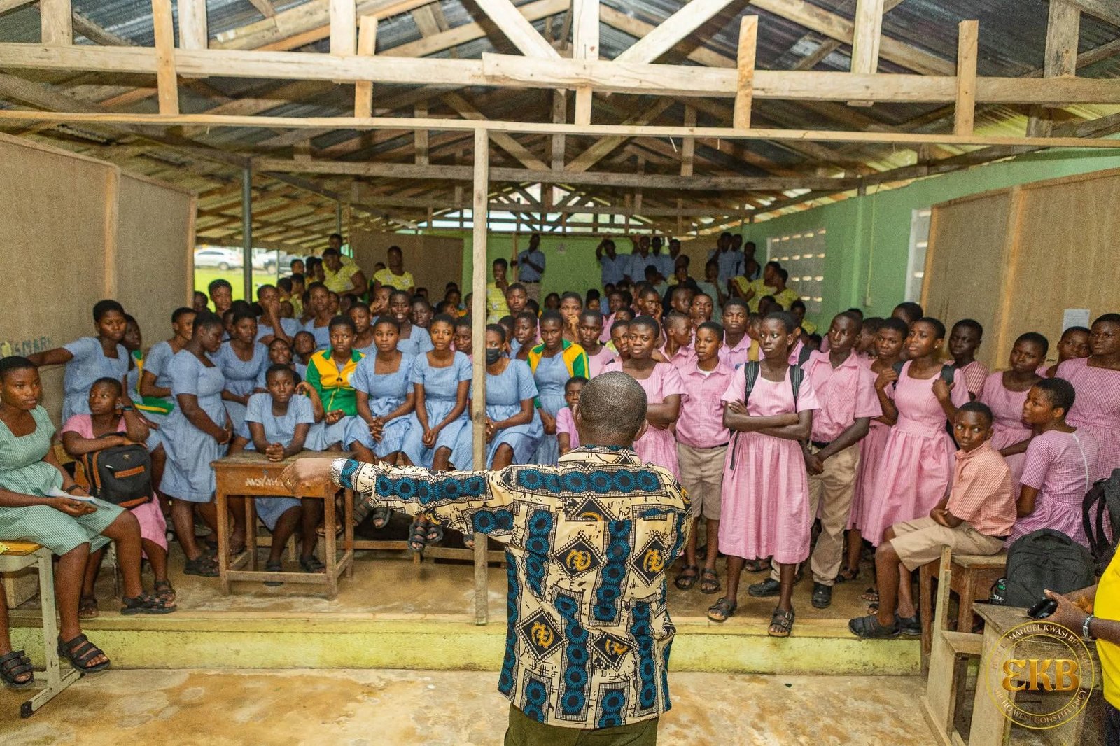 Hon. Bedzrah Partners with GETFund to Donate Essential Learning Materials Across Ho West