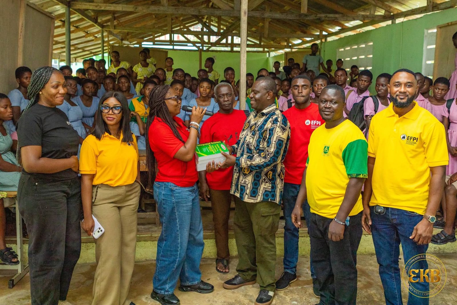Hon. Bedzrah Partners with GETFund to Donate Essential Learning Materials Across Ho West