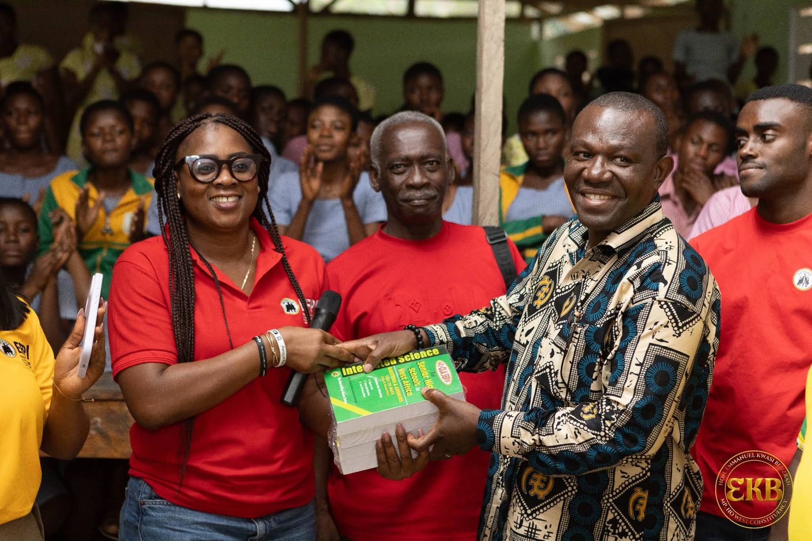 Hon. Bedzrah Partners with GETFund to Donate Essential Learning Materials Across Ho West