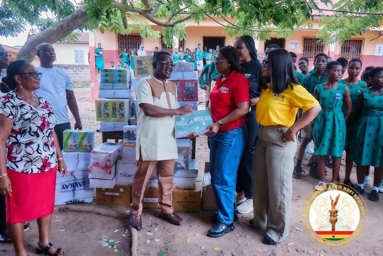 Ho Central MP Donates Assorted Books to Sokode SHS and Schools Across Constituency