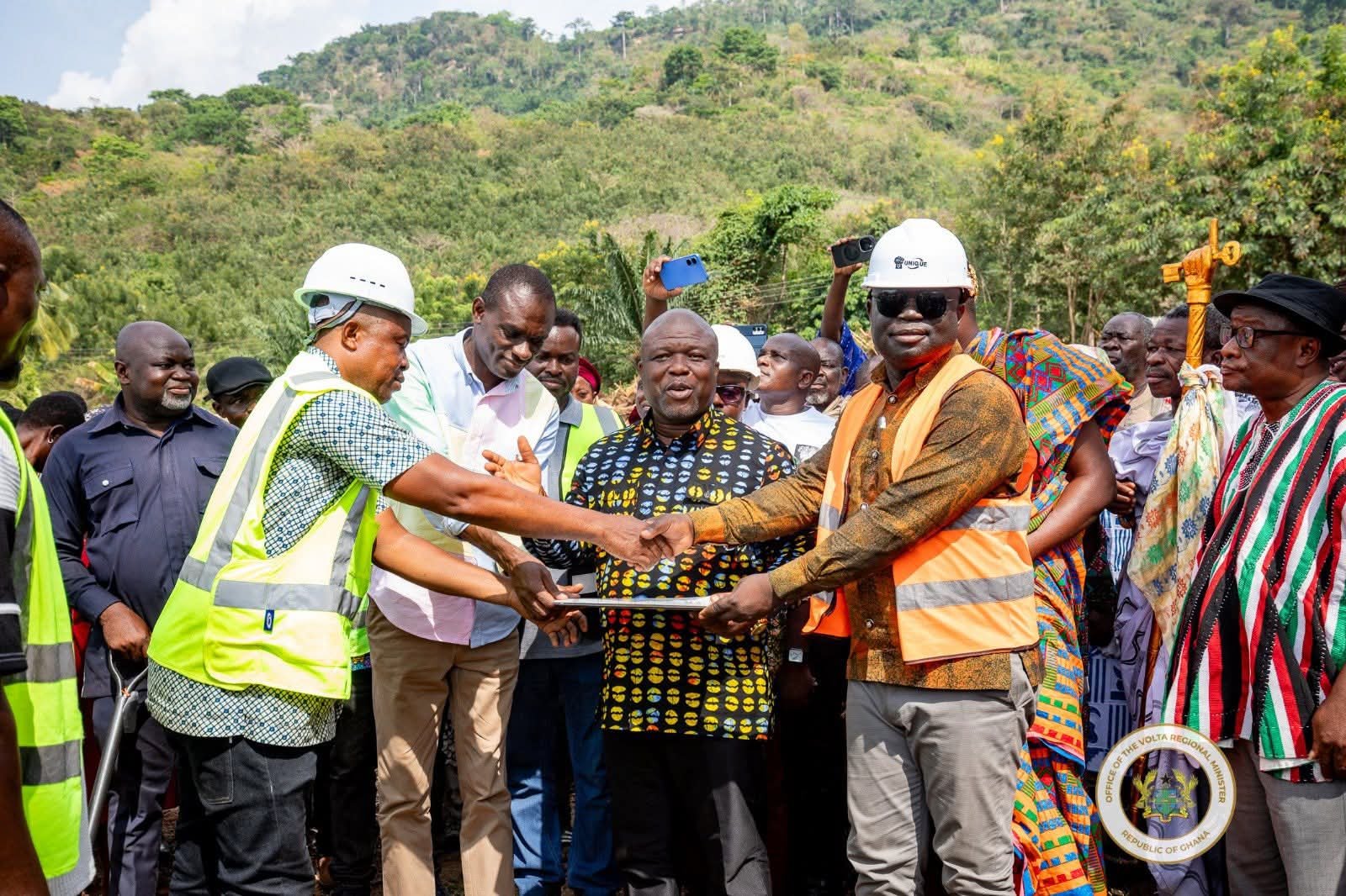 MP Hon. Frank Afriyie Leads Transformation in Afadjato South with Sod-Cutting for 30 Major Development Projects