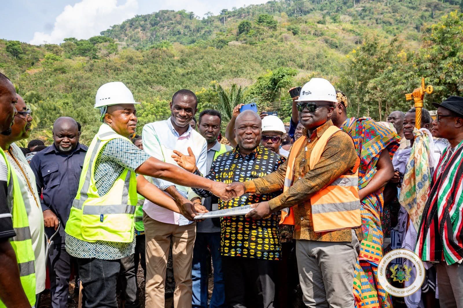 MP Hon. Frank Afriyie Leads Transformation in Afadjato South with Sod-Cutting for 30 Major Development Projects
