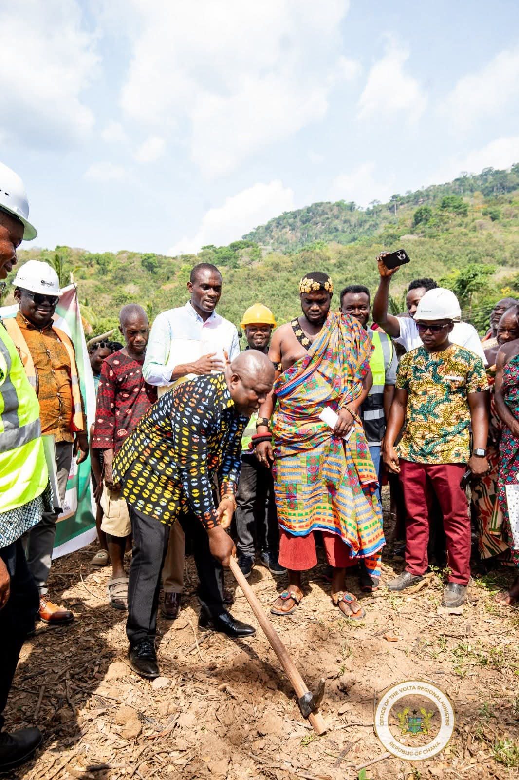 MP Hon. Frank Afriyie Leads Transformation in Afadjato South with Sod-Cutting for 30 Major Development Projects