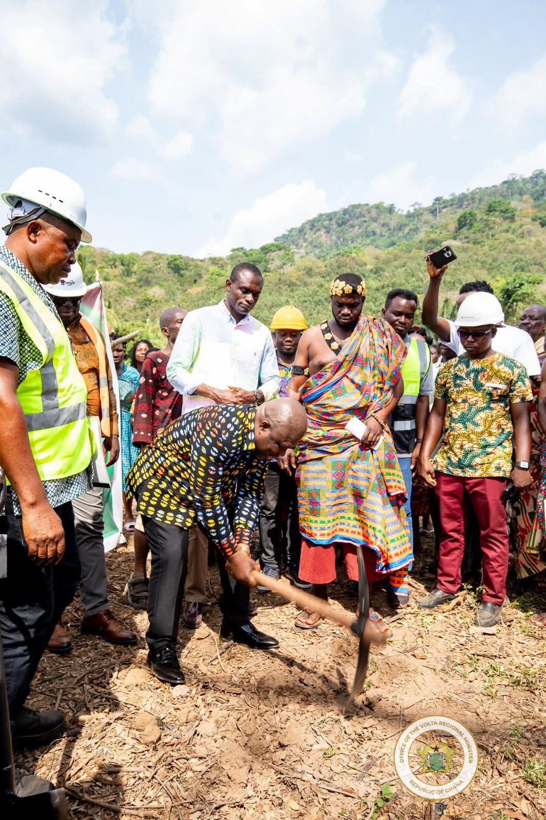 MP Hon. Frank Afriyie Leads Transformation in Afadjato South with Sod-Cutting for 30 Major Development Projects