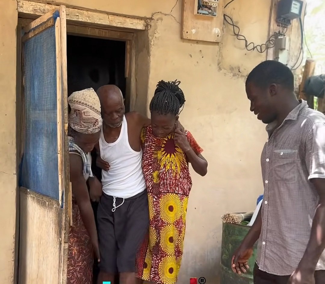 Afadzato South MP Hon. Frank Afriyie Donates Wheelchair to Ailing Elderly Resident in Dafor